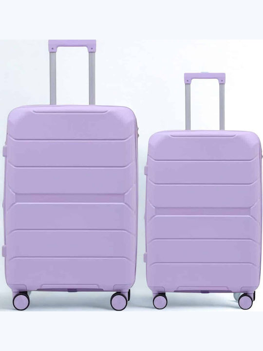Olia Home Suitcases Hard Lavender Set 2pcs