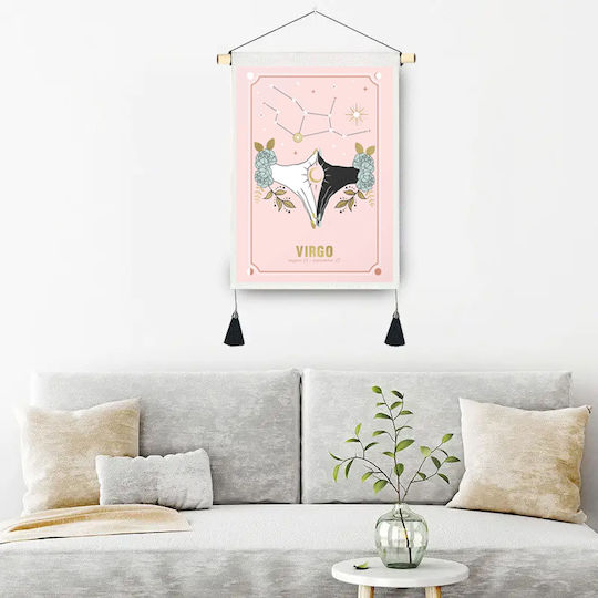 FRIPIA Tapiserie decorativă lucrată manual din țesătură 50x35cm