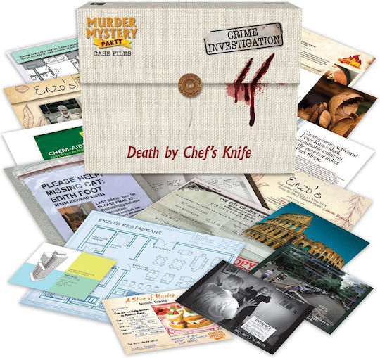 Επιτραπέζιο Παιχνίδι Murder Mystery Party Cf - Death By Chef's Knife (EN) University Games