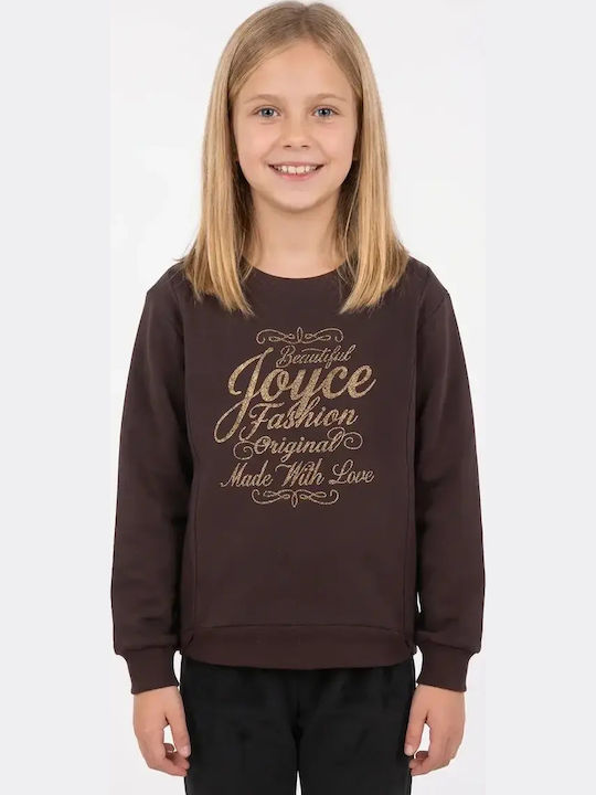 Joyce Παιδική Μπλούζα Καφέ