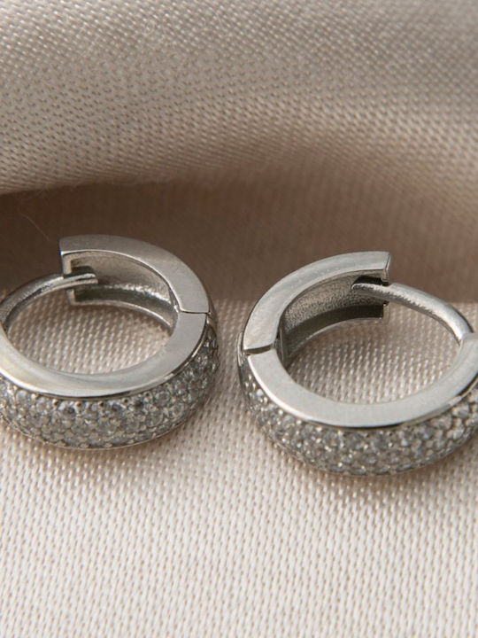 Elika Silver Ohrringe aus Silber Graue
