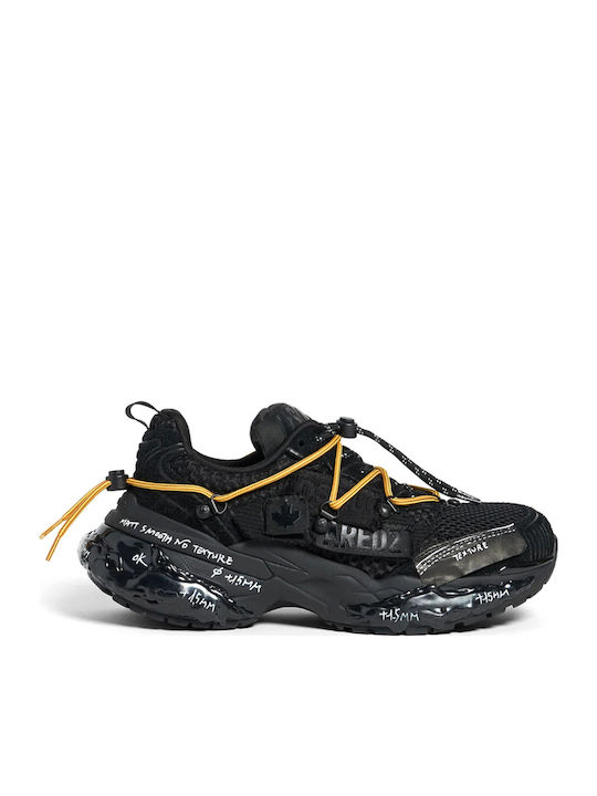 Dsquared2 Prime V2 Ανδρικά Sneakers Μαύρα
