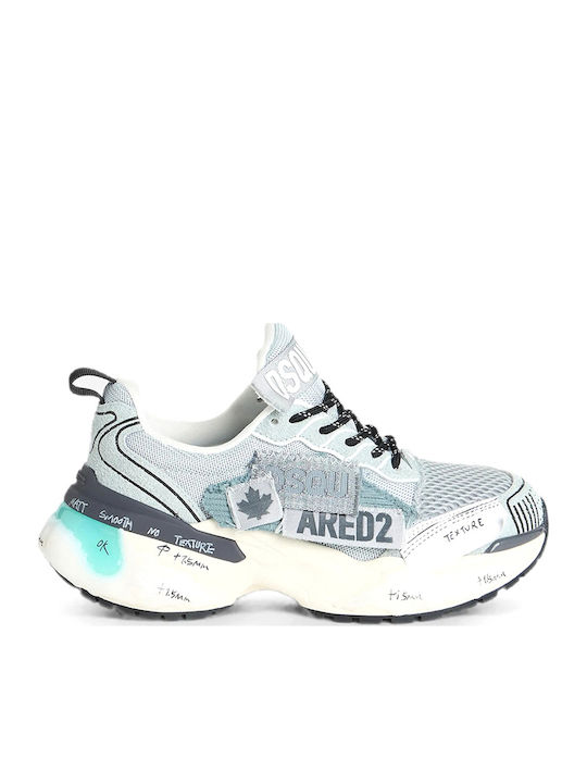 Dsquared2 Prime V2 Ανδρικά Sneakers Γκρι