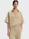 Damen Sweatshirt Beige