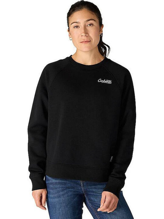 Carhartt Дълго Дамско Суитшърт Черен