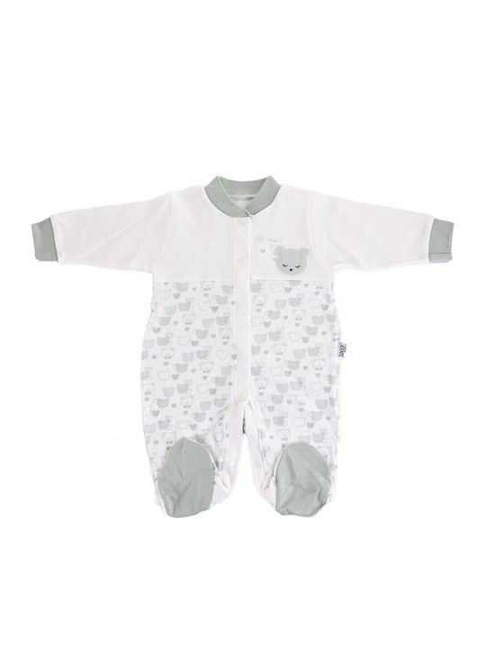 Gaye Bebe Gaye Bebe Baby-Strampler Grau-Menta