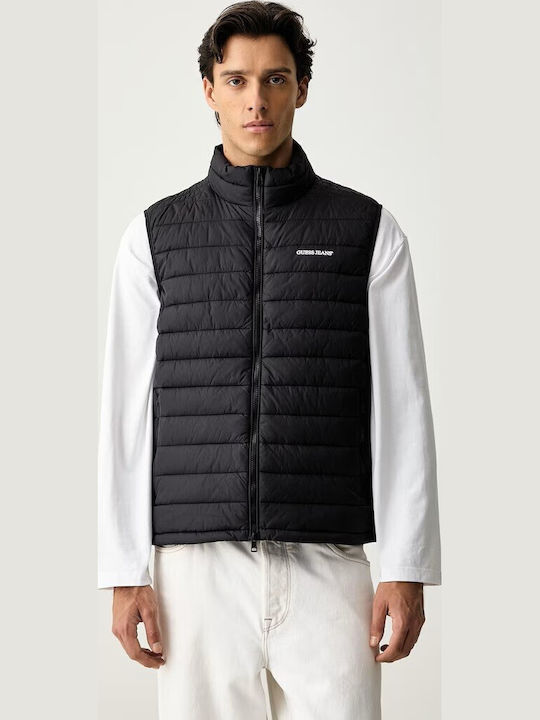 Sleeveless Puffer Jacket Black