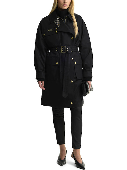 Barbour Damenjacke Für Winter Schwarz