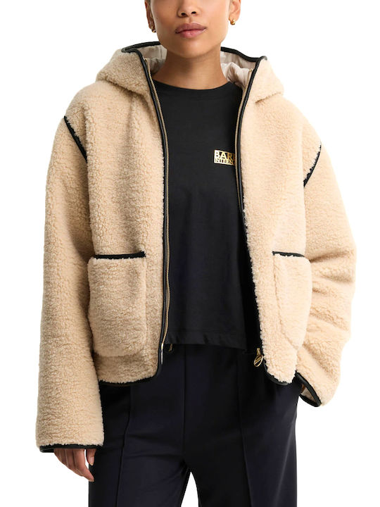 Barbour Jachetă de damă pentru iarnă Ecru Barbour Jachetă de damă pentru iarnă Ecru