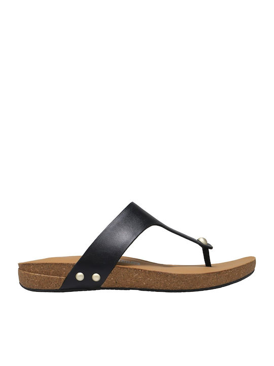 Iqushion Leather Women's Flat Sandals White