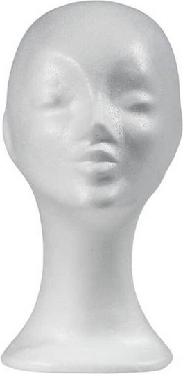 Decorative Women's White Head 33x55cm 272.040.0010.02