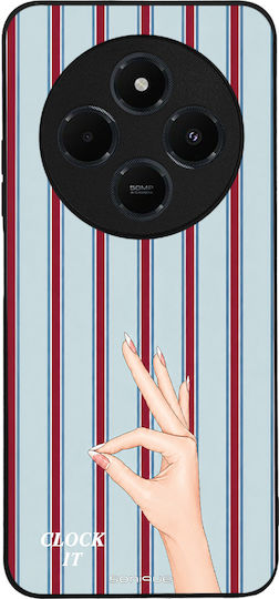 Sonique Stripe Stories Series Case Xiaomi Redmi 14c 4g Poco C75 4g Redmi A4 5g Redmi 17c 4g Clock It
