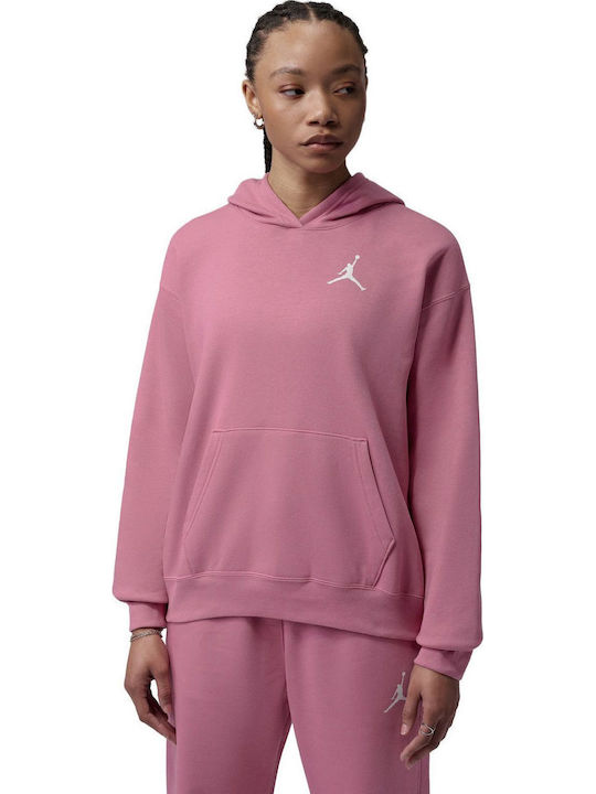 Nike J Jumpman Flc Po Hanorac Dama Cu Glugă Roz