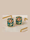 Heliophilia Silver Silver Earrings Navy Blue