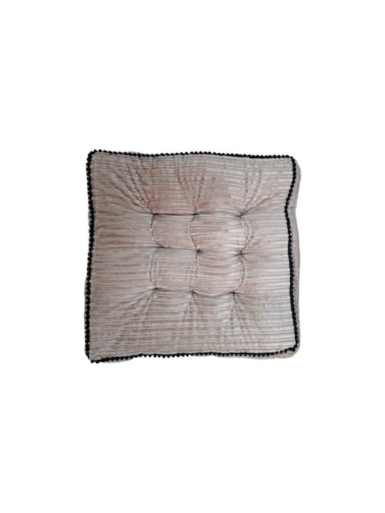 Garden Chair Cushion Beige 40x40cm