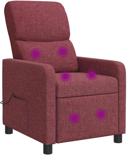 Relax Sessel Massage Roter 66x95x100cm