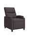 Dunkel Sessel Relax Dunkelbraun 66x95x100cm