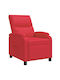 Relax Armchair Red 66x95x100cm