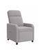 Relax Armchair Light Grey 66x95x100cm