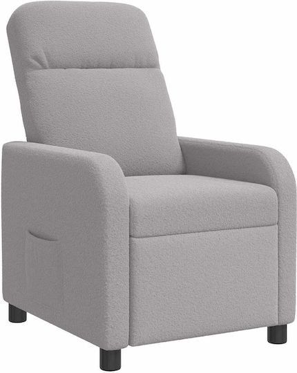 Relax Armchair Light Grey 66x95x100cm