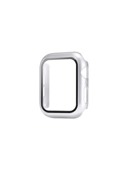 Plastic Case in Silver Colour for Apple Watch 45mm