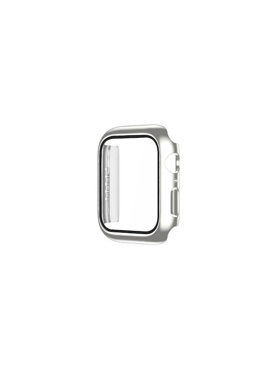 Plastic Case in Silver Colour for Apple Watch 45mm