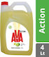AVA Washing-Up Liquid with Vinegar & Lime Scent Professional 4lt
