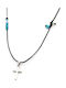 Irmelia Silver Black Eye Necklace