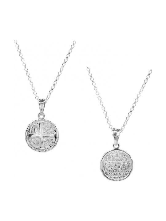 Necklace Constantine Talisman Made Of Silver