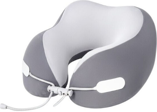 Travel Pillow Memory Foam Grey