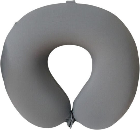 Travel Pillow Memory Foam Grey