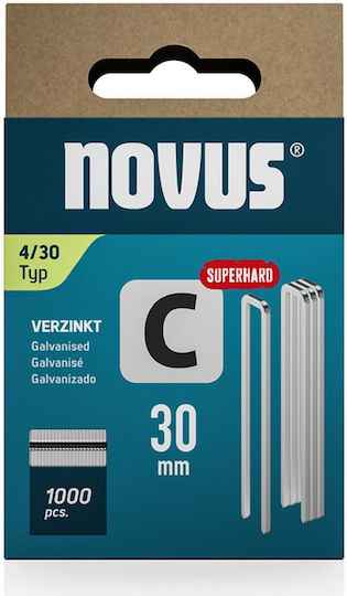 Staples C4 6.1x1.1x30mm 1000pcs Novus