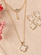 Elika Silver Schmuckset mit Halskette & Ohrringen