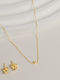 Elika Silver Schmuckset Mit Halskette & Ohrringe Aus Silber