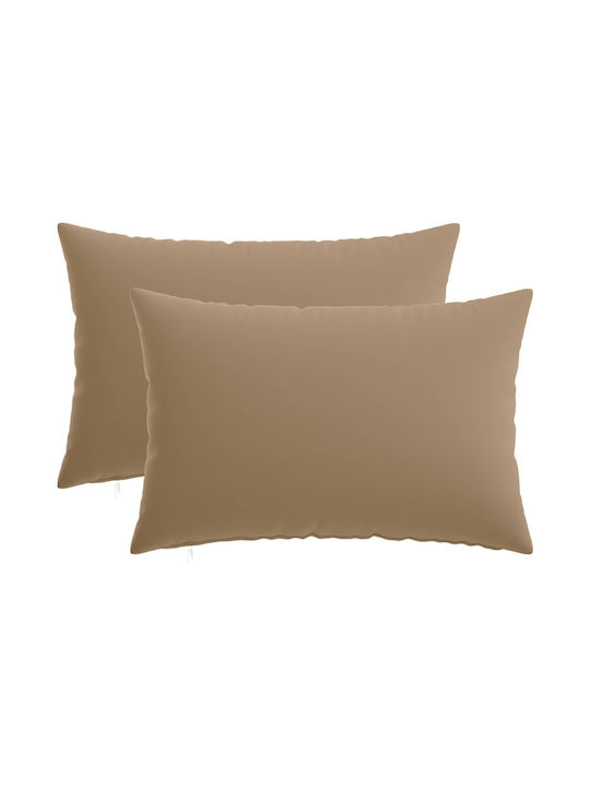 vidaXL Zierkissen Heerlen Taupe 60x40cm