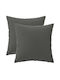 vidaXL Decorative Pillow Case Heerlen Anthracite 30x30cm