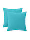 vidaXL Decorative Pillow Case Heerlen Turquoise 40x40cm