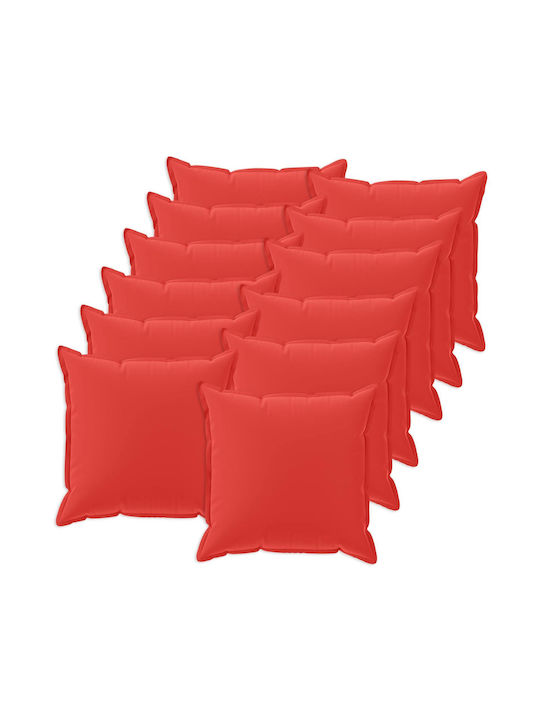 vidaXL Калъф За Възглавница Houten Червен 45x45см