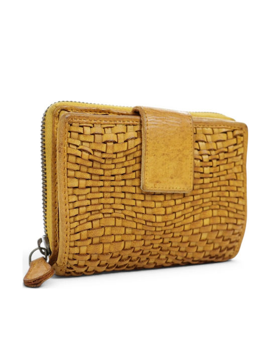 Passaggio Leather Leather Women's Wallet Yellow