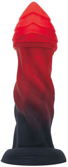Power Monsters Infernal Goliath Bicolor Fantasy Dildo With Suction Cup Red