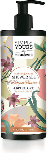 Macrovita Shower Gel with Vanilla Scent for Men 300ml