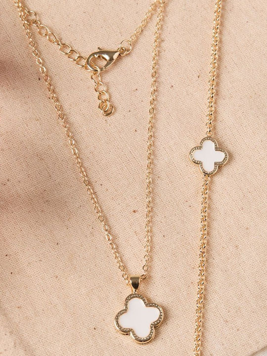 Elika Silver Schmuckset mit Halskette & Armband