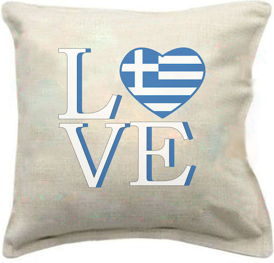 Photoretous Възглавница за диван Greece 40x40см