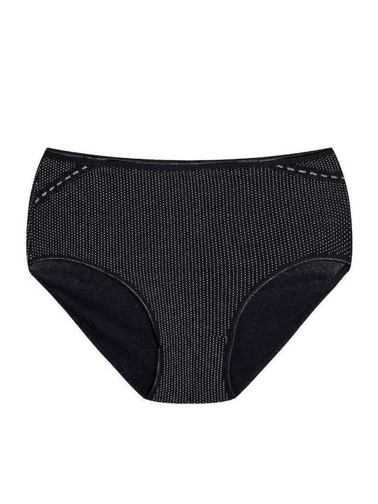 Celestino Slip Cu Buline Talie Înaltă Negru