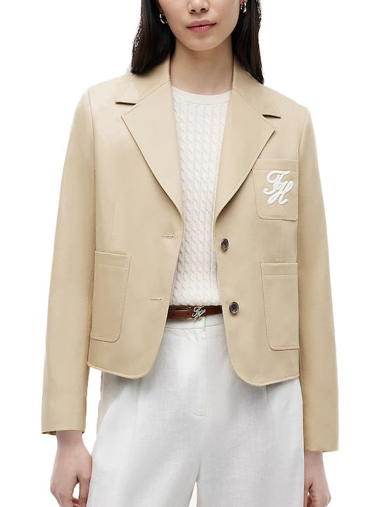 Tommy Hilfiger Women's Blazer Camel