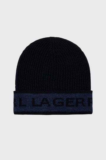 Beanie Ανδρικός Σκούφος Πλεκτός σε Μπλε χρώμα