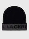 Beanie Men's Knitted Beanie in Black