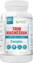 Wish Pharmaceutical Trio Magnesium Complex 120 κάψουλες Wish Pharmaceutical Trio Magnesium Complex 120 κάψουλες