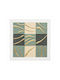 Canvas Painting Modern Embossed Geometric Structure & Golden Details 60x60x3