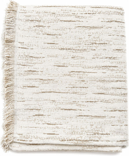 Xionoula Home Armchair Throw Jacquard 180x180cm Beige